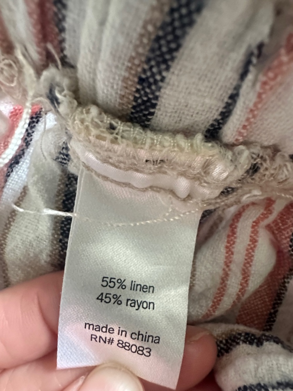 Wide-Leg Striped Beach Pants - White & Multi - Picture 5 of 5